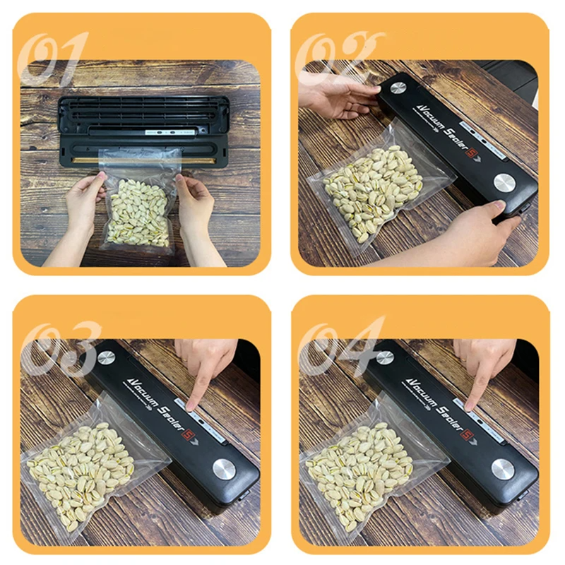 Seladora a Vácuo Automática Vacuum Sealer.