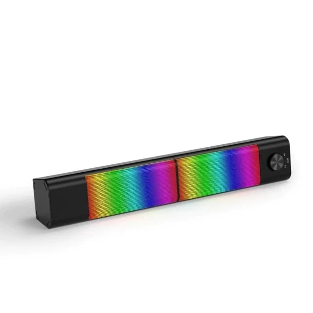 AcheinaWeb black Soundbar Gamer RGB 2 em 1