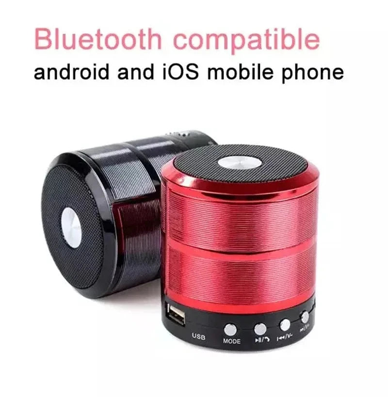 AcheinaWeb Cor aleatória Mini Speaker Sound Plus