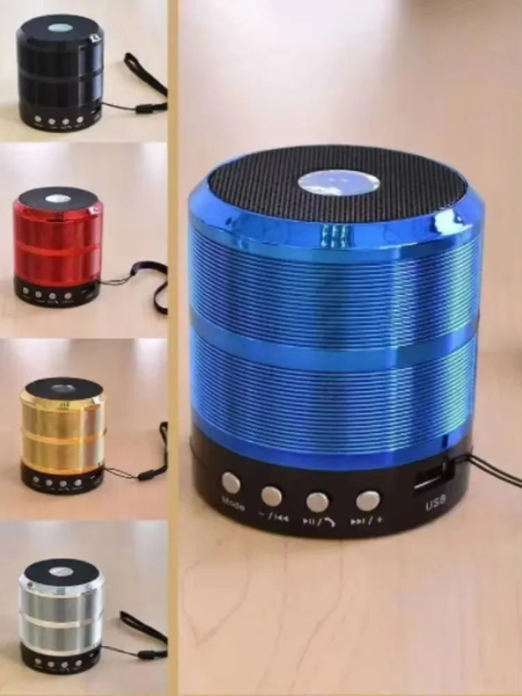 AcheinaWeb Cor aleatória Mini Speaker Sound Plus