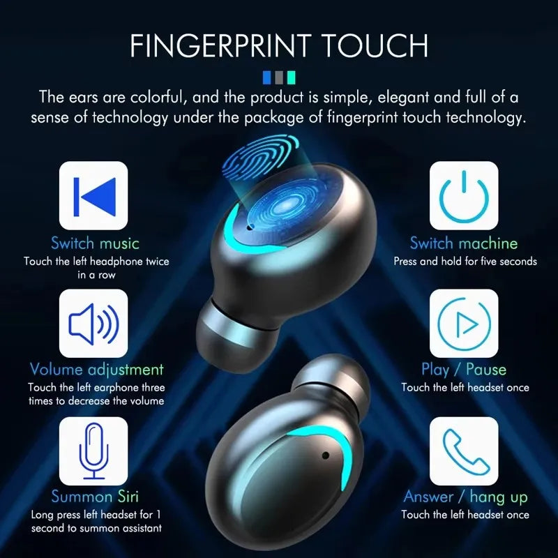 AcheinaWeb F9 Fones TWS F9-5: Som Premium e Liberdade Total