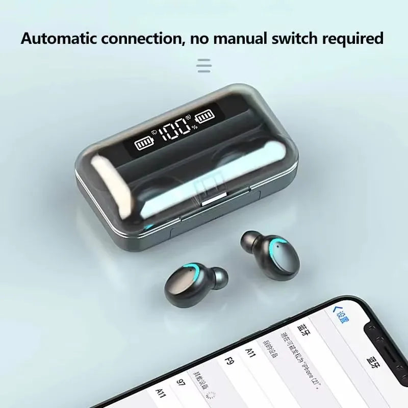 AcheinaWeb F9 Fones TWS F9-5: Som Premium e Liberdade Total