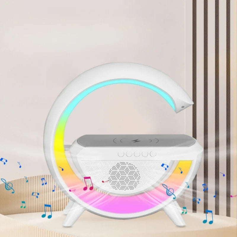 AcheinaWeb Gspeaker G-Speaker - Carregador sem fio e Som