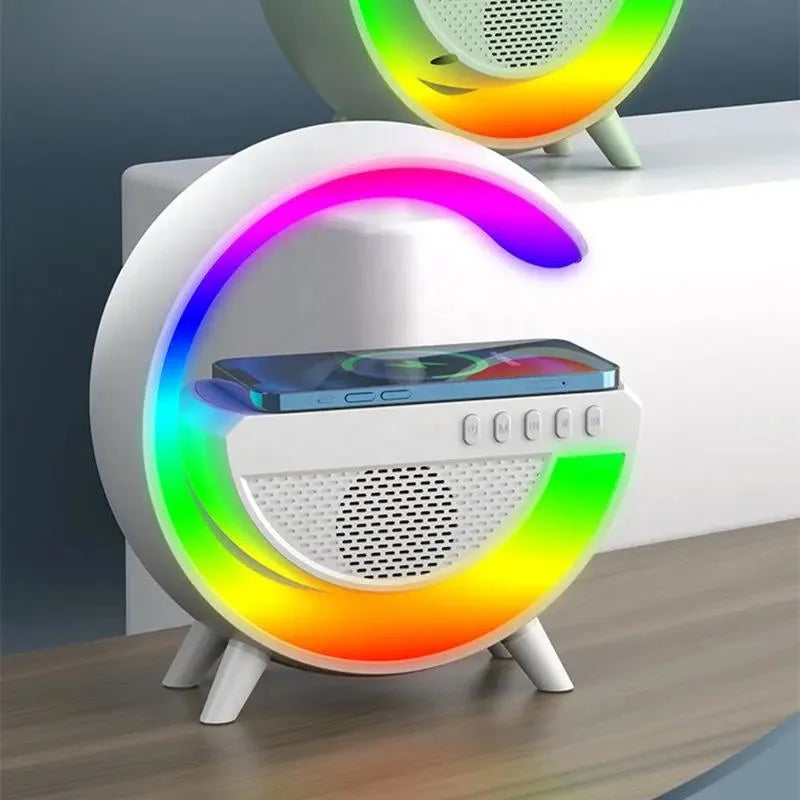 AcheinaWeb Gspeaker G-Speaker - Carregador sem fio e Som