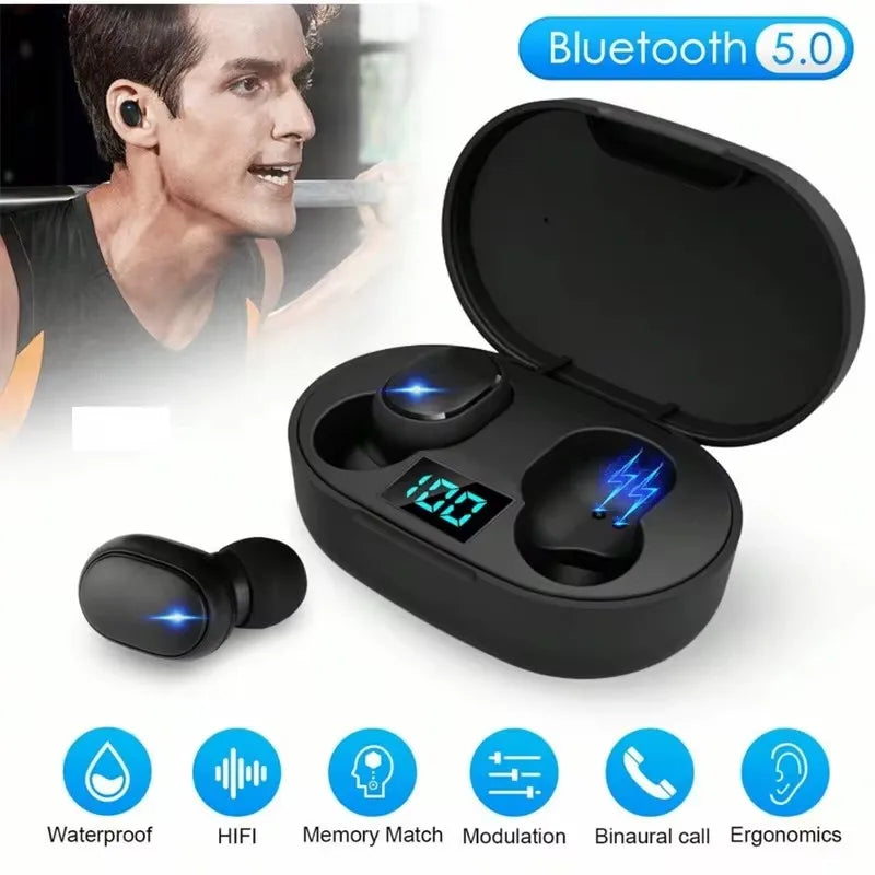 AcheinaWeb Kit Relógio Inteligente Smartwatch D20 Unissex + Fone de Ouvido Bluetooth