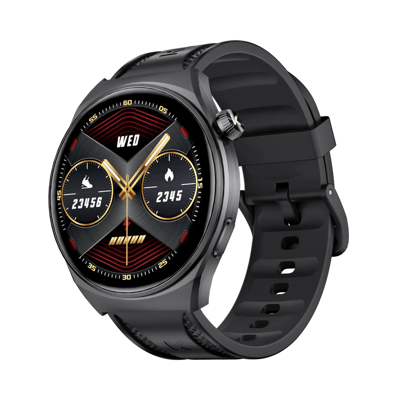 AcheinaWeb Preto / Padrão / GW6 KUMI GW6 Smartwatch Esportivo com Tela AMOLED e Inteligência Artificial