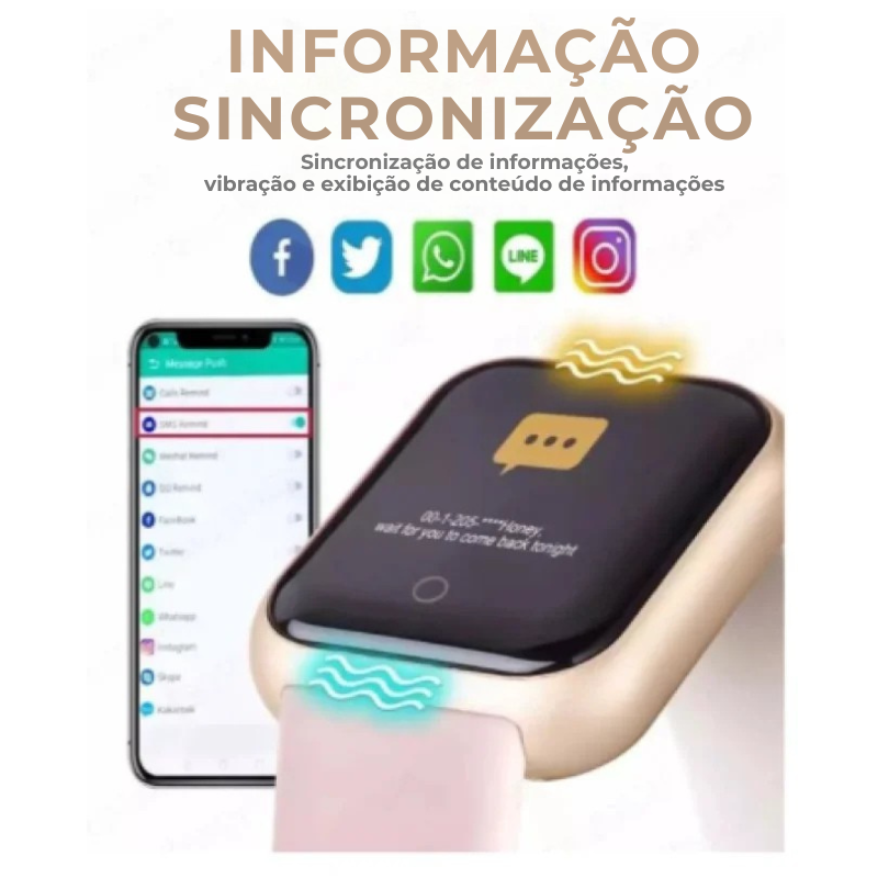 AcheinaWeb Smartwatch D20 – O Relógio Inteligente para Sua Vida Ativa!