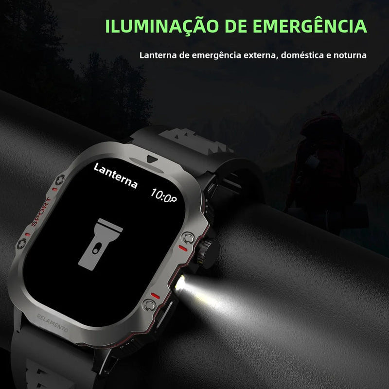 AcheinaWeb Smartwatch Jiansu Esportivo com Monitoramento de Saúde e Bateria de Longa Duração