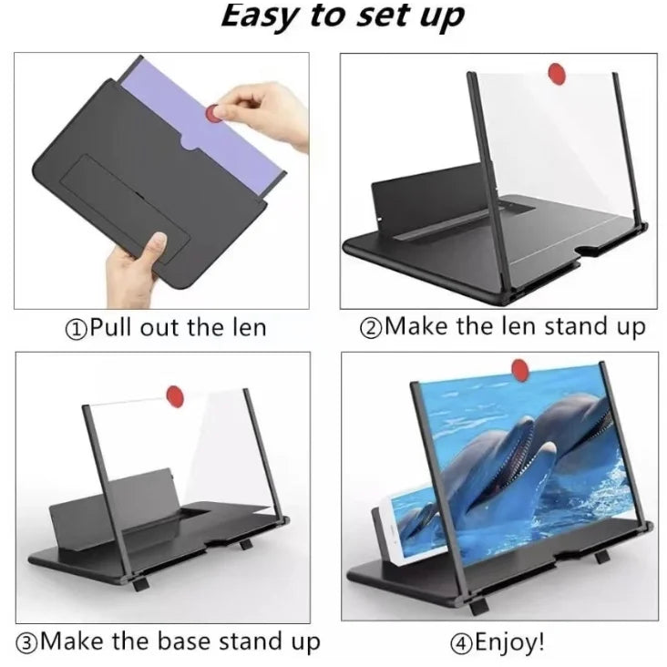 AcheinaWeb Unica Amplificador de Tela 10" 3D: Filmes e Vídeos em Outro Nível!