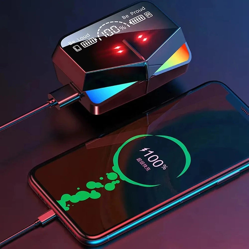 AcheinaWeb Única Fone M28 TWS - Som Épico Sem Fio e Sem Ruído!