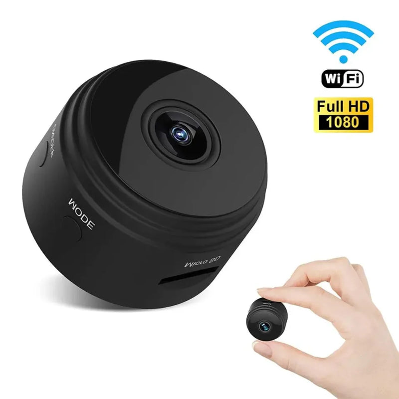 AcheinaWeb Única Mini Câmera WiFi 1080P: Segurança e Controle na Palma da Mão!