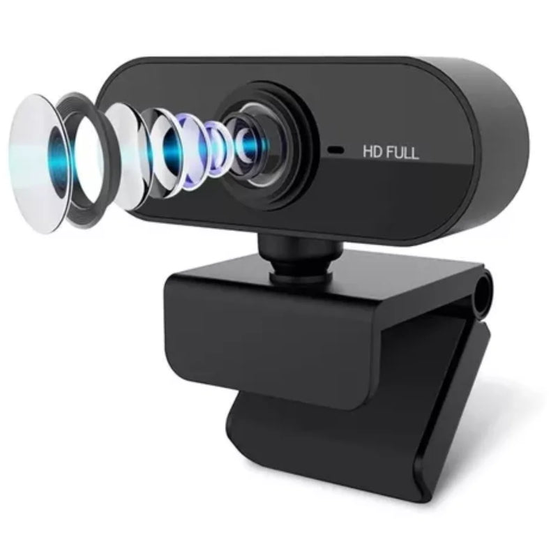 AcheinaWeb Unica Webcam 1080P W18: Vídeo e Som Perfeitos pro Seu Dia!
